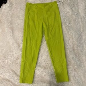 J crew legging capris. Fun neon green color!